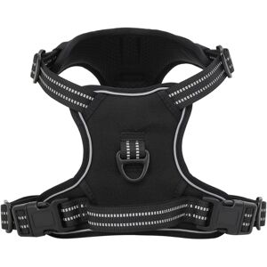 vidaXL Black XL Dog Harness with Lead and Collar - Dog Vest Harness vidaXL Black XL Dog Harness with Lead and Collar - Dog Vest Harness