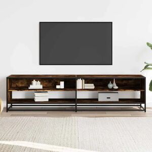 vidaXL 3300802 TV Cabinet - Smoked Oak - 180.5x40x46 cm - TV cabinet vidaXL 3300802 TV Cabinet - Smoked Oak - 180.5x40x46 cm - TV cabinet