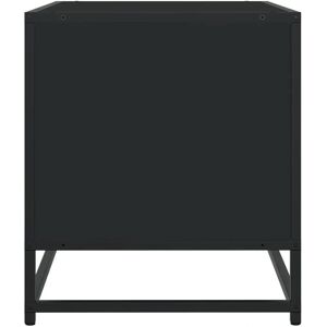 vidaXL 180x40x46 cm Black Engineered Wood TV Cabinet - TV Unit vidaXL 180x40x46 cm Black Engineered Wood TV Cabinet - TV Unit