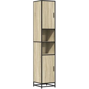 VidaXL Sonoma Oak Bathroom Cabinet - Storage with 6 Compartments VidaXL Sonoma Oak Bathroom Cabinet - Storage with 6 Compartments