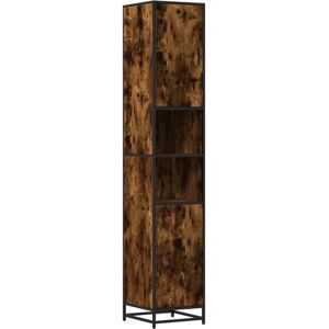 vidaXL Smoked Oak Bathroom Cabinet - Storage & Vanity Unit vidaXL Smoked Oak Bathroom Cabinet - Storage & Vanity Unit