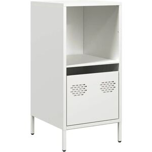 VidaXL 851363 Weißer Stahl-Sideboard - Wohnzimmermöbel VidaXL 851363 Weißer Stahl-Sideboard - Wohnzimmermöbel