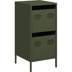 VidaXL Modèle 851398 Vert Olive Acier Laminé Froid Buffet - Buffet - Publicité VidaXL Modèle 851398 Vert Olive Acier Laminé Froid Buffet - Buffet - Publicité