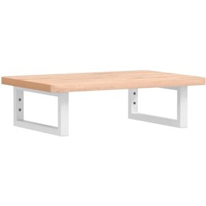 vidaXL 3302356 Badezimmer Unterschrank - Stahl und Buchenholz vidaXL 3302356 Badezimmer Unterschrank - Stahl und Buchenholz