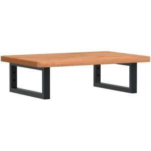 vidaXL Wall-mounted washbasin shelf Steel Beech - Wall-mounted washbasin shelf vidaXL Wall-mounted washbasin shelf Steel Beech - Wall-mounted washbasin shelf