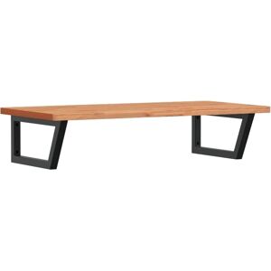 vidaXL Wall-mounted washbasin shelf Steel Beech - Wall-mounted washbasin shelf vidaXL Wall-mounted washbasin shelf Steel Beech - Wall-mounted washbasin shelf