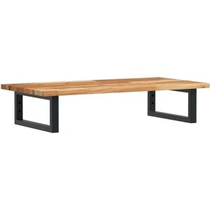 vidaXL Washbasin Shelf Wall Mounted Steel and Acacia Wood Brown - Washbasin Shelf vidaXL Washbasin Shelf Wall Mounted Steel and Acacia Wood Brown - Washbasin Shelf