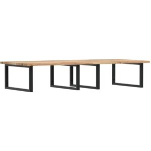 vidaXL Brown & Black Wall-Mounted Basin Shelf - Wall-Mounted Basin Shelf vidaXL Brown & Black Wall-Mounted Basin Shelf - Wall-Mounted Basin Shelf