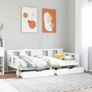 vidaXL Daybed with Drawers 80x200cm - Solid Wood Sofa Bed vidaXL Daybed with Drawers 80x200cm - Solid Wood Sofa Bed