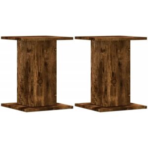 vidaXL Speaker Stand Smoked Oak - 30x30x40 cm - Durable, Stable, Easy Assembly vidaXL Speaker Stand Smoked Oak - 30x30x40 cm - Durable, Stable, Easy Assembly