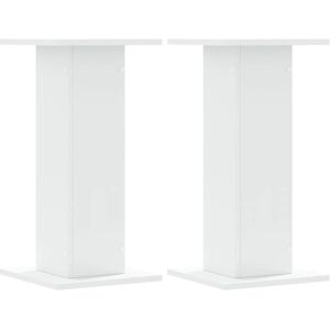 vidaXL Speaker Stand - 30x30x60 cm - White - Speaker Floor Stand vidaXL Speaker Stand - 30x30x60 cm - White - Speaker Floor Stand