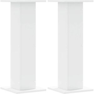 vidaXL Speaker Stands White 30x30x80 cm - Speaker Stands vidaXL Speaker Stands White 30x30x80 cm - Speaker Stands