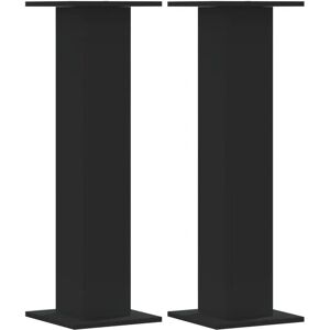 vidaXL Black Speaker Stands 30x30x95 cm - Speaker Stands vidaXL Black Speaker Stands 30x30x95 cm - Speaker Stands