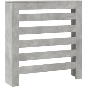 vidaXL Radiator Cover 78x20x82 cm Modern Grey Slat Cabinet vidaXL Radiator Cover 78x20x82 cm Modern Grey Slat Cabinet