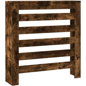 vidaXL Radiator Cover Smoked Oak Modern 78x20x82cm vidaXL Radiator Cover Smoked Oak Modern 78x20x82cm