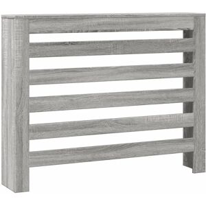 vidaXL Radiator Cover Grey Sonoma Engineered Wood - Radiator Cover vidaXL Radiator Cover Grey Sonoma Engineered Wood - Radiator Cover