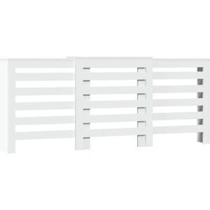 vidaXL Radiator Cover White 205x21.5x83.5 cm Engineered Wood - Radiator Cover vidaXL Radiator Cover White 205x21.5x83.5 cm Engineered Wood - Radiator Cover