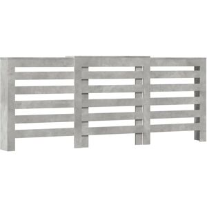 vidaXL Radiator Cover Concrete Grey 205x21.5x83.5 cm Engineered Wood - Radiator Cover vidaXL Radiator Cover Concrete Grey 205x21.5x83.5 cm Engineered Wood - Radiator Cover