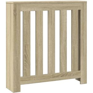 vidaXL Radiator Cover Sonoma Oak 78x20x82 cm Engineered Wood - Radiator Cover vidaXL Radiator Cover Sonoma Oak 78x20x82 cm Engineered Wood - Radiator Cover
