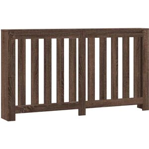 vidaXL Radiator Cover Brown Oak - 149x20x82 cm Modern Engineered Wood vidaXL Radiator Cover Brown Oak - 149x20x82 cm Modern Engineered Wood