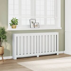 vidaXL White Engineered Wood Radiator Cover - Modern Decor vidaXL White Engineered Wood Radiator Cover - Modern Decor