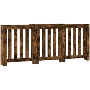 vidaXL Radiator Cover Smoked Oak - Radiator Cover vidaXL Radiator Cover Smoked Oak - Radiator Cover