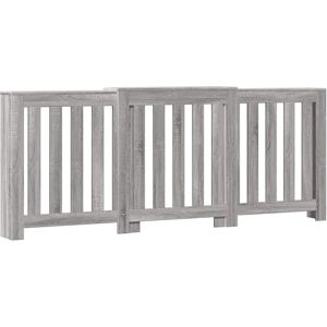vidaXL Heizkörperabdeckung Grau Sonoma - Modernes Lamellendesign - Heizkörperabdeckung vidaXL Heizkörperabdeckung Grau Sonoma - Modernes Lamellendesign - Heizkörperabdeckung