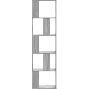 vidaXL 852776 grey sonoma 5-Tier Bookcase - Storage Furniture vidaXL 852776 grey sonoma 5-Tier Bookcase - Storage Furniture