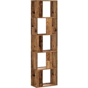 vidaXL 852787 Gammelt Træ 5-etasjes Bogkasse - Bogkasse vidaXL 852787 Gammelt Træ 5-etasjes Bogkasse - Bogkasse