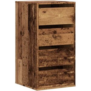 vidaXL Commode d'angle en vieux bois 40x41x76 cm - Armoire de rangement - Publicité vidaXL Commode d'angle en vieux bois 40x41x76 cm - Armoire de rangement - Publicité