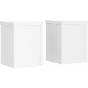 VidaXL White 2 pcs Plant Stands 15x15x20 cm - Plant Stand VidaXL White 2 pcs Plant Stands 15x15x20 cm - Plant Stand