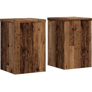 vidaXL Plant Stand Old Wood 20x20x30cm - Plant Stand vidaXL Plant Stand Old Wood 20x20x30cm - Plant Stand