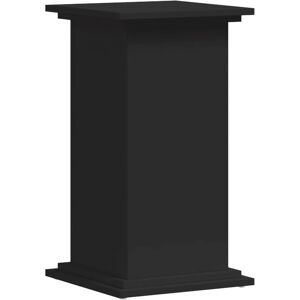 vidaXL Black 33x33x60 cm Engineered Wood Plant Stand - Plant Holder vidaXL Black 33x33x60 cm Engineered Wood Plant Stand - Plant Holder