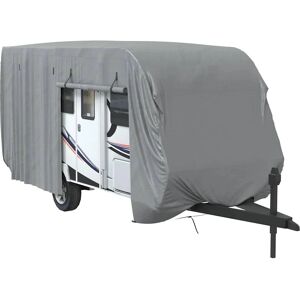 vidaXL Caravanhylster Grå 550x250x220 cm Vejrbestandig beskyttelse vidaXL Caravanhylster Grå 550x250x220 cm Vejrbestandig beskyttelse