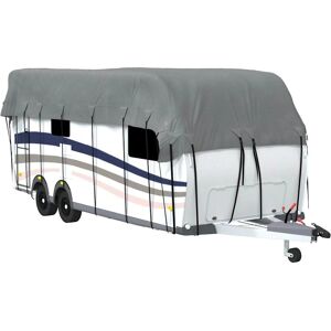 vidaXL Dakbedekking voor Caravan - Grijs 700x300 cm vidaXL Dakbedekking voor Caravan - Grijs 700x300 cm