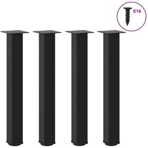 vidaXL 4012468 Stahl Tischbeine - Schwarz, 72-74 cm vidaXL 4012468 Stahl Tischbeine - Schwarz, 72-74 cm
