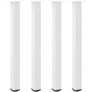 vidaXL White Steel Coffee Table Legs 90-92cm - Coffee Table Legs vidaXL White Steel Coffee Table Legs 90-92cm - Coffee Table Legs