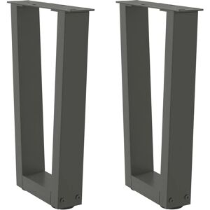 vidaXL Picioare de masă în V - 40x(30-31,3) cm Oțel vidaXL Picioare de masă în V - 40x(30-31,3) cm Oțel