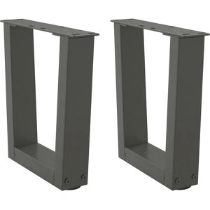 vidaXL Pieds de Table en V en Acier - Pieds de Table - Publicité vidaXL Pieds de Table en V en Acier - Pieds de Table - Publicité