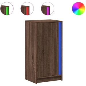 vidaXL Braun Eichen LED Sideboard - Wohnzimmer Stauraum vidaXL Braun Eichen LED Sideboard - Wohnzimmer Stauraum