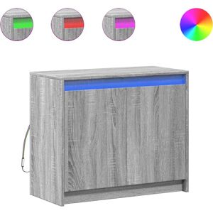 vidaXL 852178 Graues Sonoma LED Sideboard - Wohnzimmermöbel vidaXL 852178 Graues Sonoma LED Sideboard - Wohnzimmermöbel