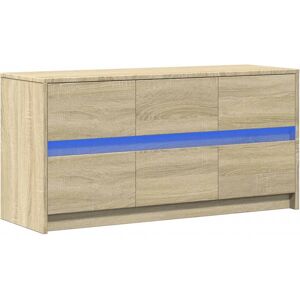 vidaXL TV cabinet with LED Sonoma Oak - TV cabinet vidaXL TV cabinet with LED Sonoma Oak - TV cabinet