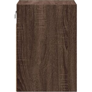 vidaXL TV Wall Cabinet with LED Lights Brown Oak 100x31x45 cm - TV cabinet vidaXL TV Wall Cabinet with LED Lights Brown Oak 100x31x45 cm - TV cabinet