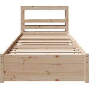 vidaXL Sengestel med hovedgærde 90x190 cm Furu vidaXL Sengestel med hovedgærde 90x190 cm Furu