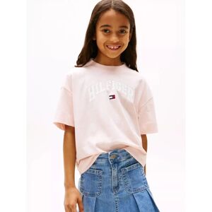 Tommy Hilfiger Kids' Coral Ice Heather Varsity Arch T-Shirt Tommy Hilfiger Kids' Coral Ice Heather Varsity Arch T-Shirt