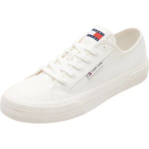 Tommy Hilfiger EM0EM01543 Pantofi sport din pânză albe - Pantofi sport Tommy Hilfiger EM0EM01543 Pantofi sport din pânză albe - Pantofi sport