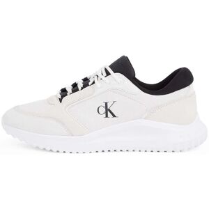 Calvin Klein Jeans YM0YM01145 Zapatillas de cuero blancas low - Zapatillas Calvin Klein Jeans YM0YM01145 Zapatillas de cuero blancas low - Zapatillas