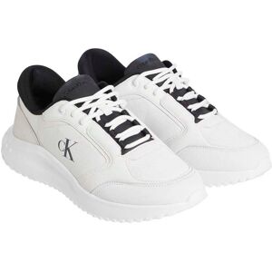Calvin Klein Jeans Leather Sneakers EVA Runner Low White - Sneakers Calvin Klein Jeans Leather Sneakers EVA Runner Low White - Sneakers