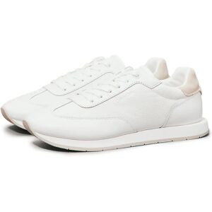 Calvin Klein - Leather Low Profile Trainers - Blanc - Shoes - Publicité Calvin Klein - Leather Low Profile Trainers - Blanc - Shoes - Publicité