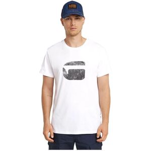 G-Star Finger Print Burger White XL Unisex T-shirt - Casual Clothing G-Star Finger Print Burger White XL Unisex T-shirt - Casual Clothing